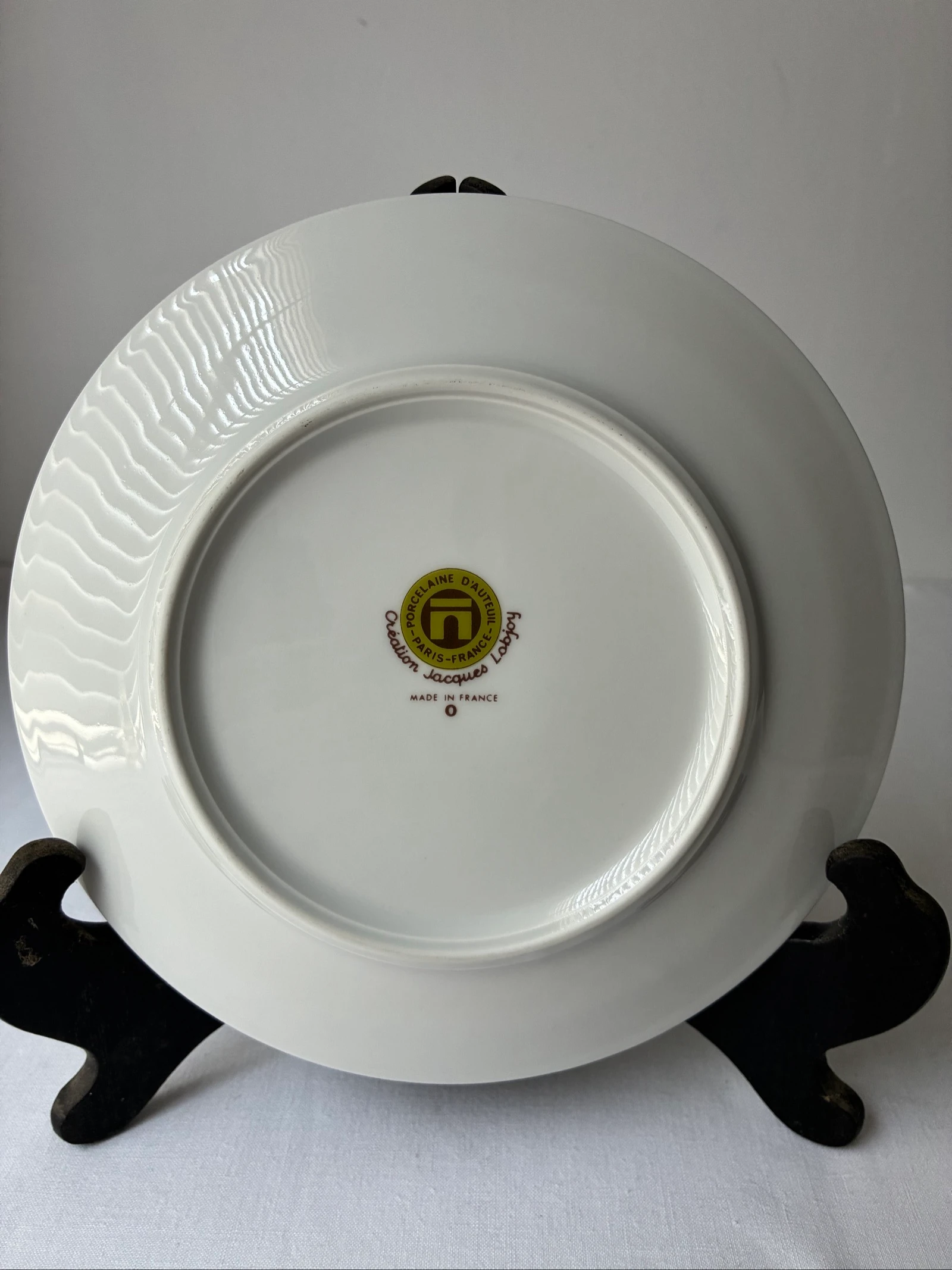 Clásico Plato de Colección de Porcelana Francesa Jacques Lobjoy - Delage – photo 5